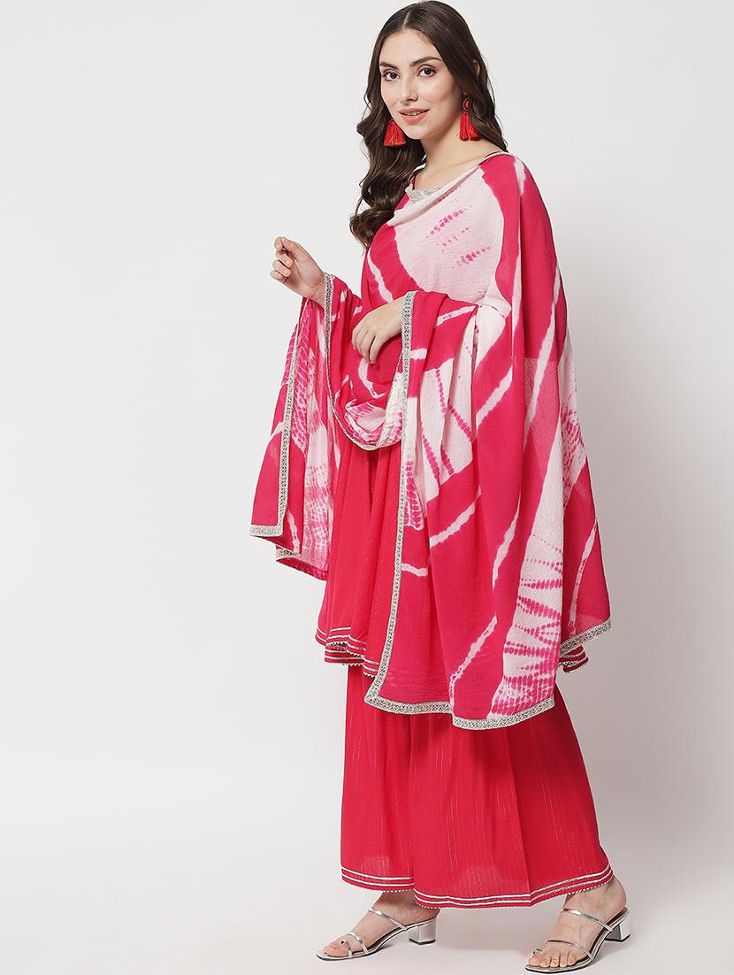 women sleeveless kurta sharara set - 20972520 - Standard Image - 2