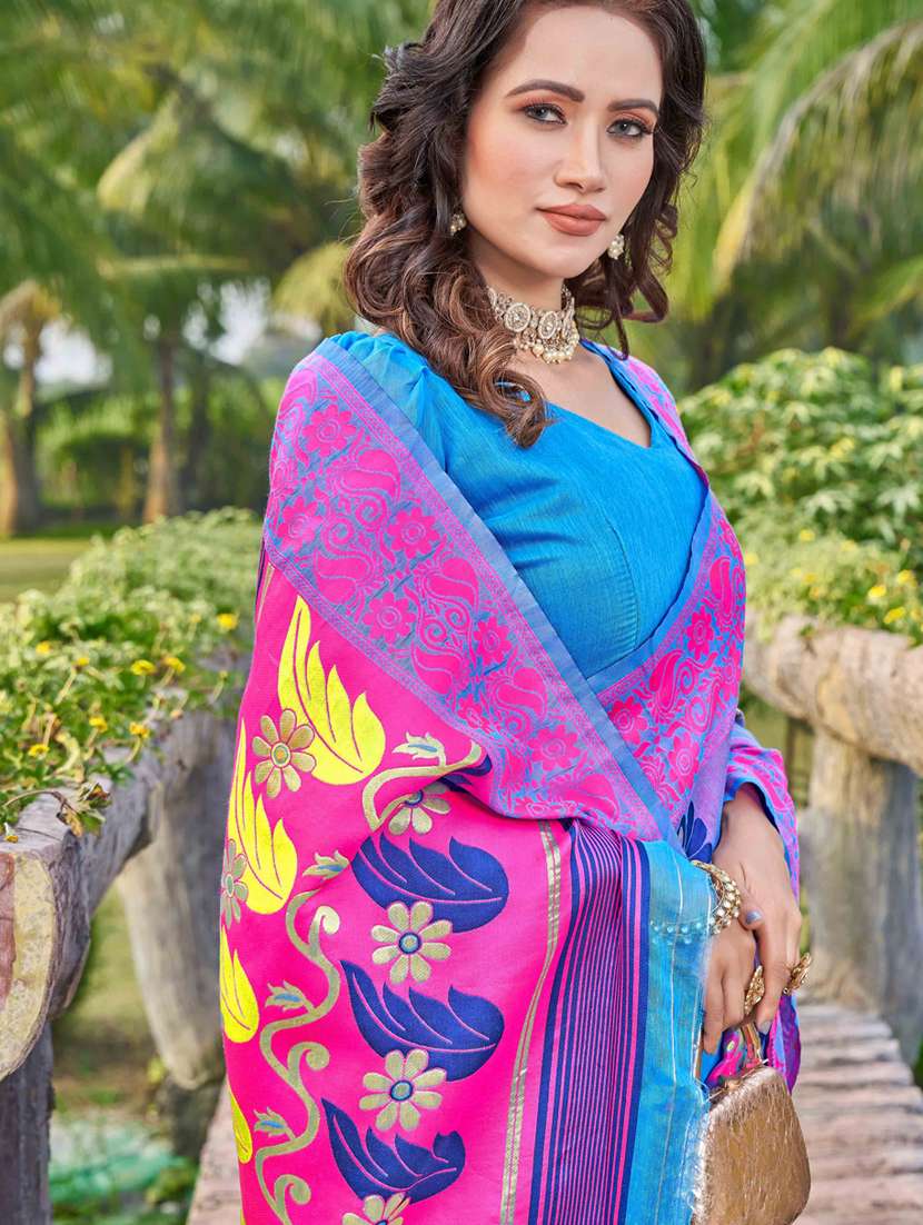 self design jamdani saree - 20973695 -  Standard Image - 2