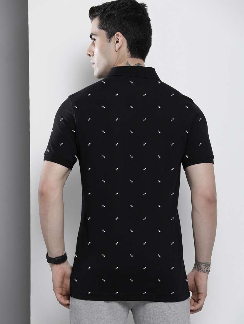 men polo neck printed t-shirt - 20977328 -  Standard Image - 2
