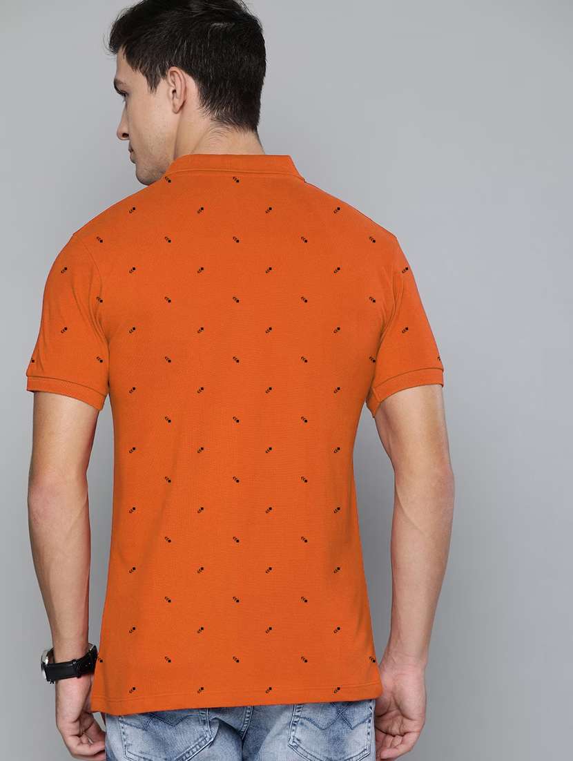 men polo neck printed t-shirt - 20977334 -  Standard Image - 2