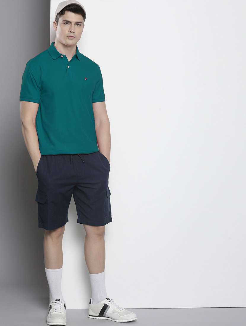 men polo neck logo print t-shirt - 20977352 -  Standard Image - 2