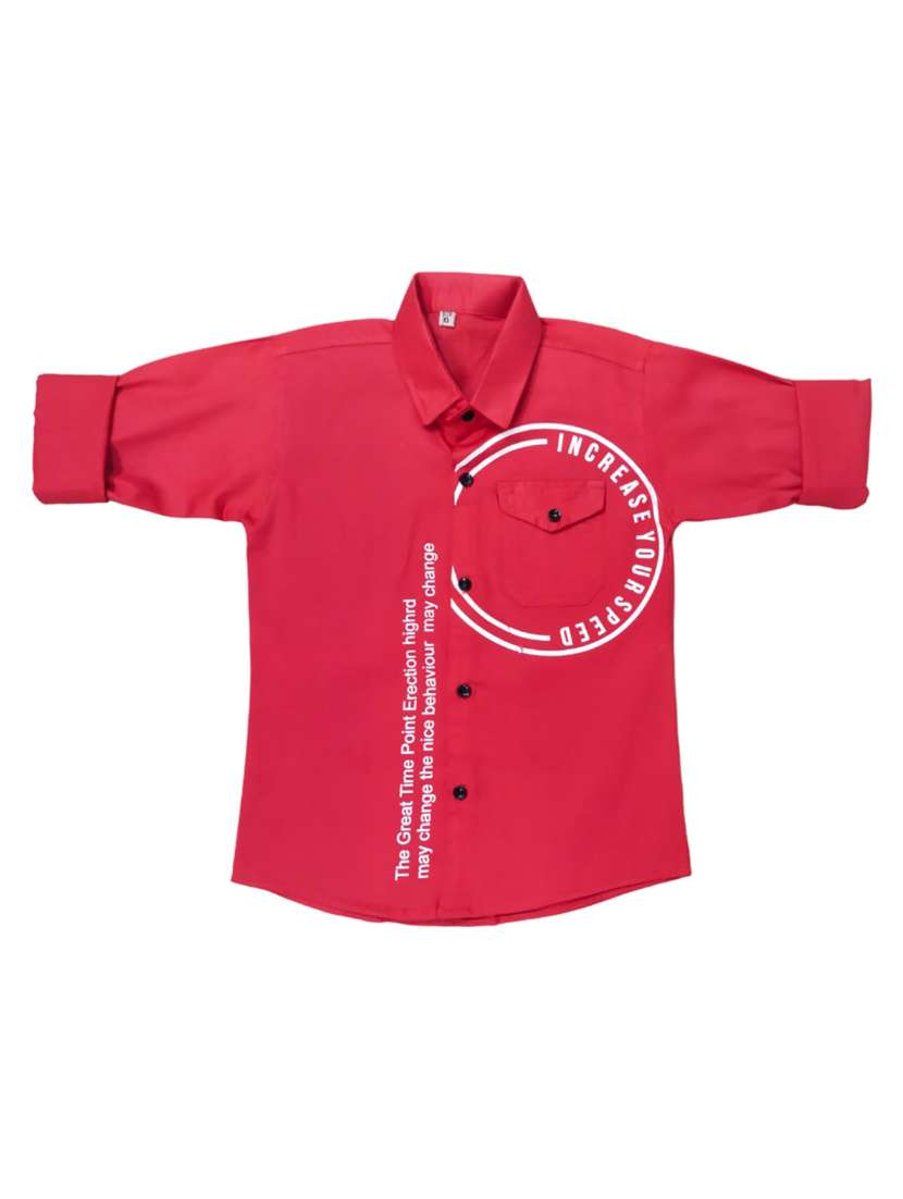 kids long sleeve casual shirt