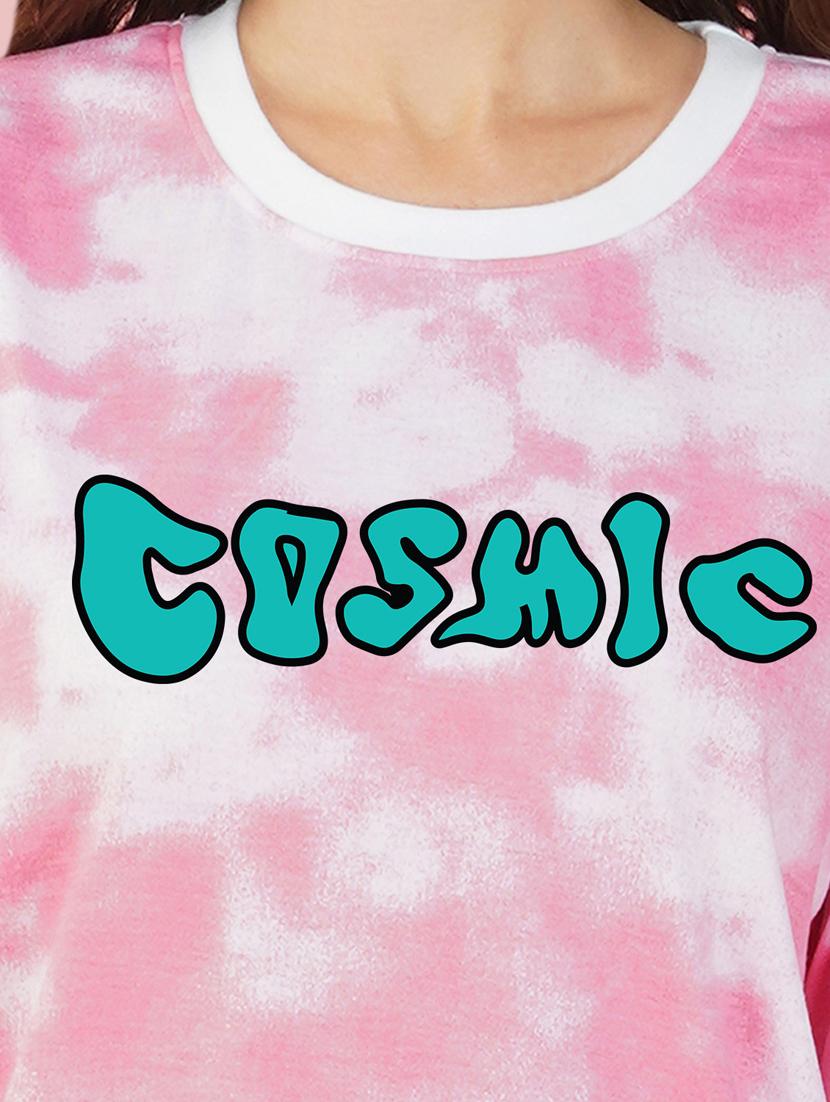 tie & dye round neck t-shirt - 20978364 - Standard Image - 2