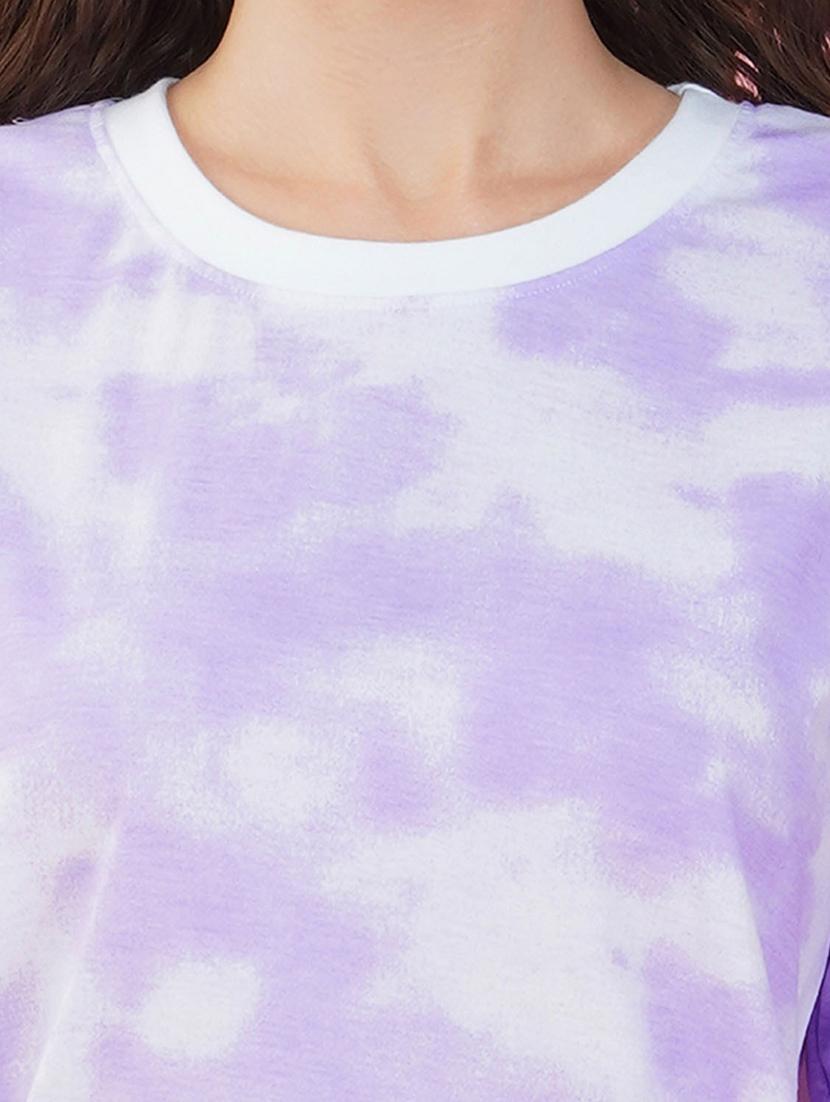 tie & dye round neck t-shirt - 20978378 - Standard Image - 2