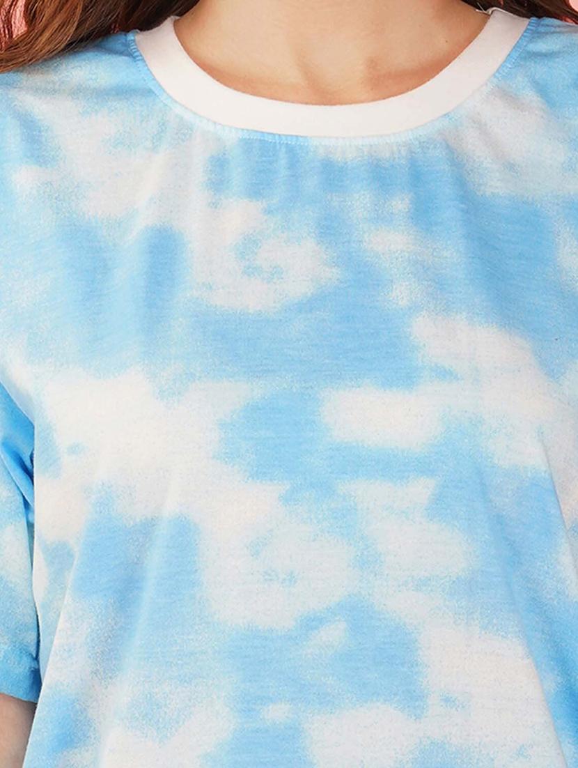 tie & dye round neck t-shirt - 20978381 - Standard Image - 2