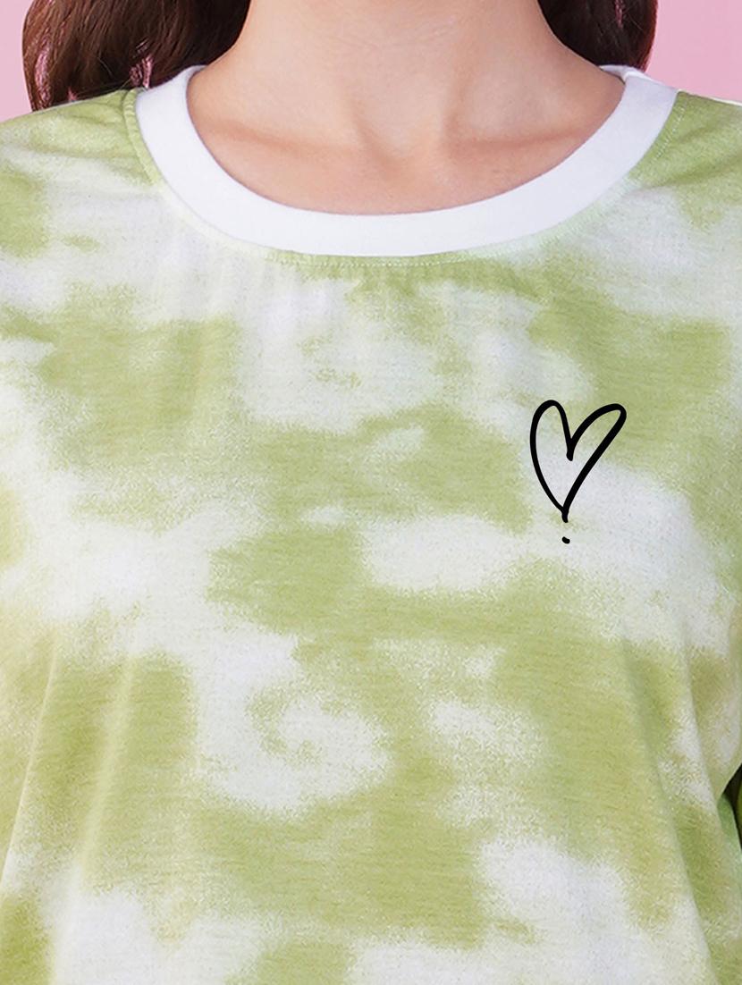tie & dye round neck t-shirt - 20978400 - Standard Image - 2