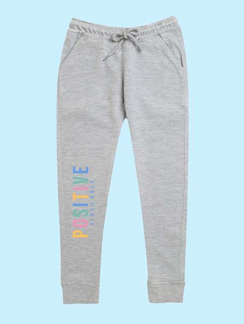 grey placement print detailed jogger - 20978673 - Standard Image - 0