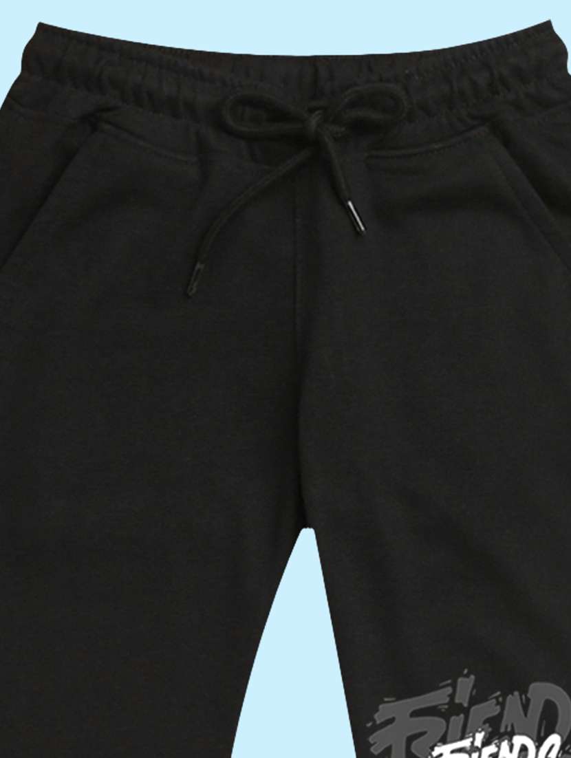 black placement print detailed jogger - 20978692 - Standard Image - 2