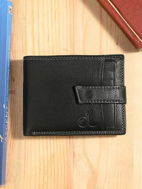 black leather wallet - 20980369 - Standard Image - 0