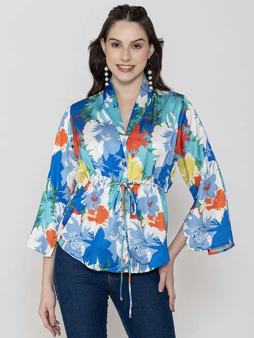 women collared printed regular top - 20982209 -  Standard Image - 0