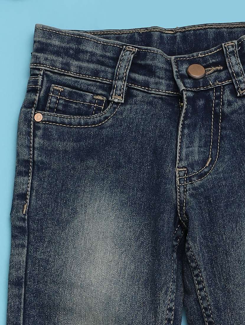 blue denim plain jeans - 20982295 -  Standard Image - 2