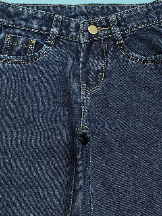 girls blue plain jean - 20982313 -  Standard Image - 2