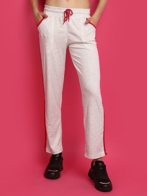 women tapered mid rise track pant - 20982342 -  Standard Image - 0