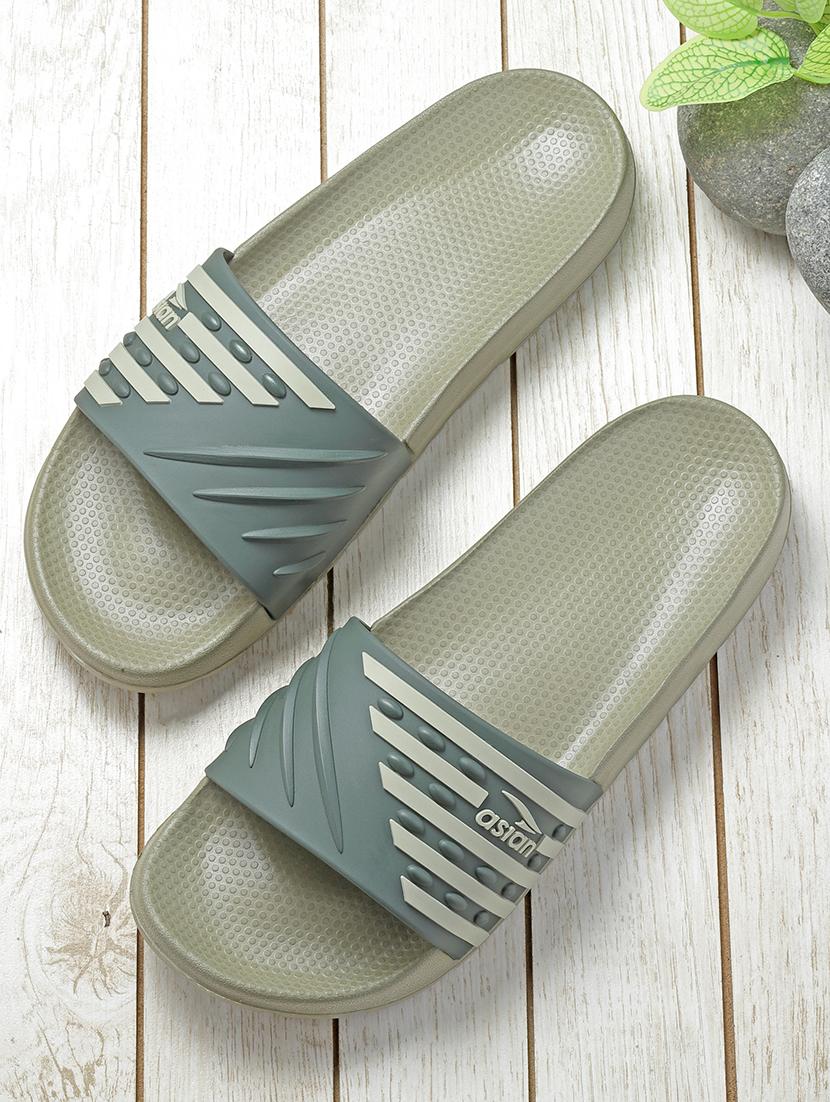 green eva slip on slippers - 20982567 -  Zoom Image - 0