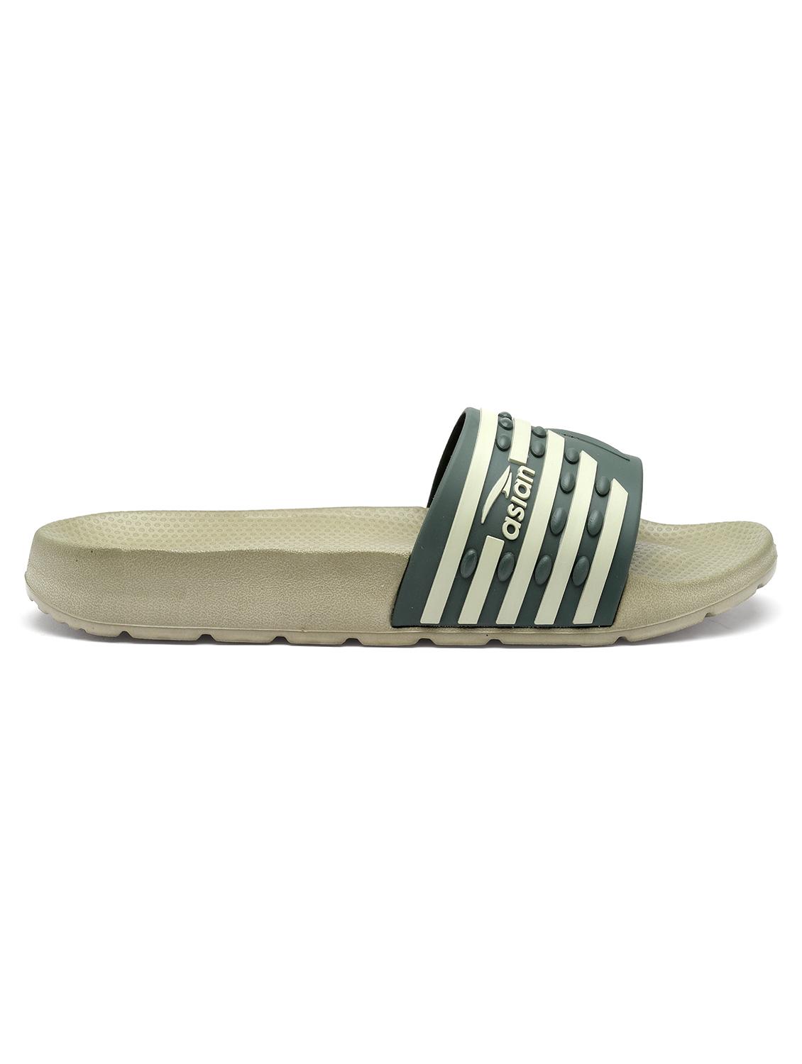green eva slip on slippers - 20982567 - Standard Image - 2