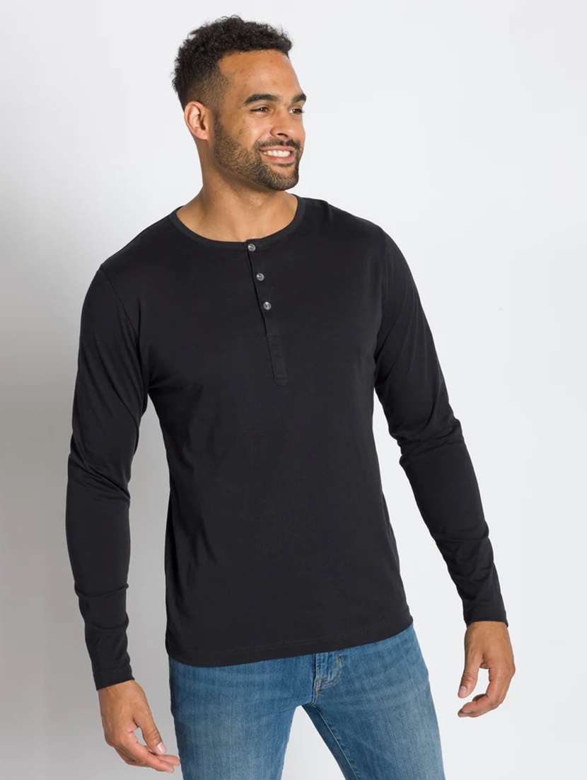 black cotton plain tshirt