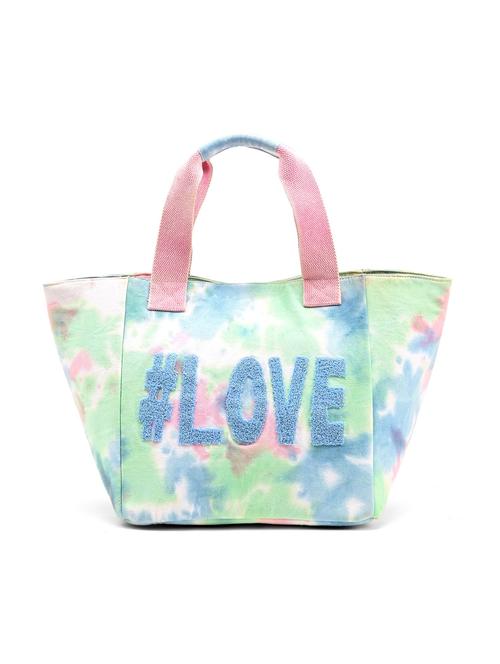 multi colored canvas messenger tote - 20983184 -  Standard Image - 0