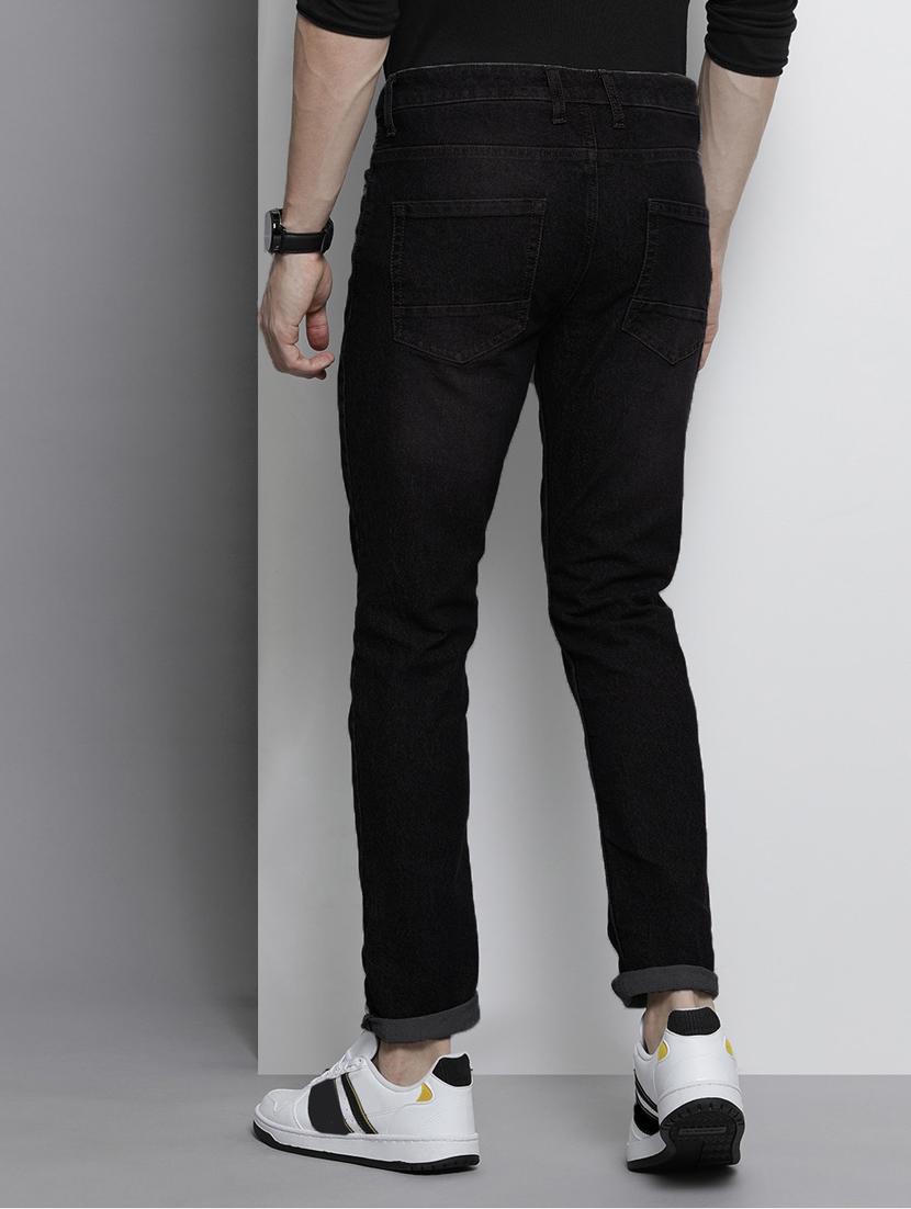 men solid mid rise cotton jeans - 20983214 - Standard Image - 2