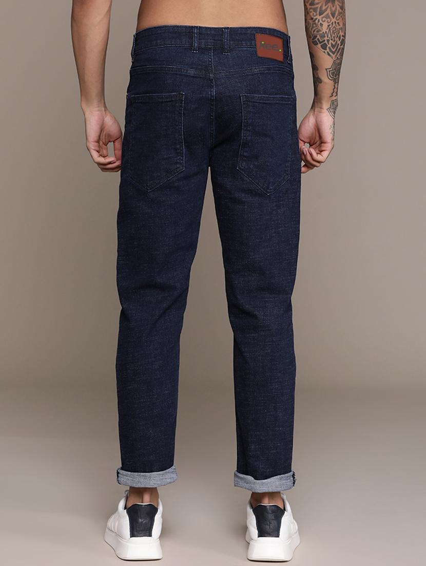 men solid mid rise cotton jeans - 20983228 - Standard Image - 2