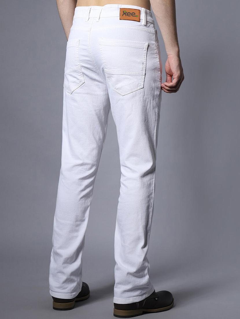 men solid mid rise cotton jeans - 20983229 - Standard Image - 2