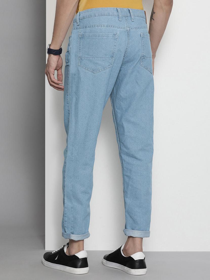 men solid mid rise cotton jeans - 20983251 - Standard Image - 2