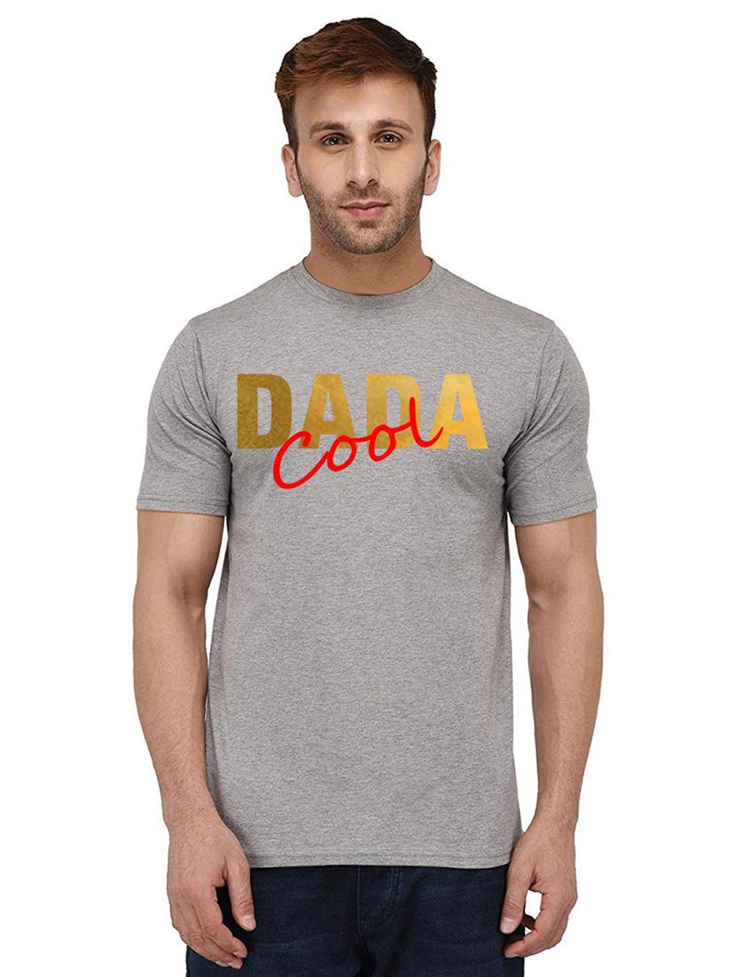 men's round neck front print t-shirt - 20990351 - Zoom Image - 0