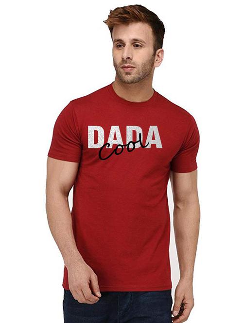 men round neck chest printed t-shirt - 20996137 -  Standard Image - 0