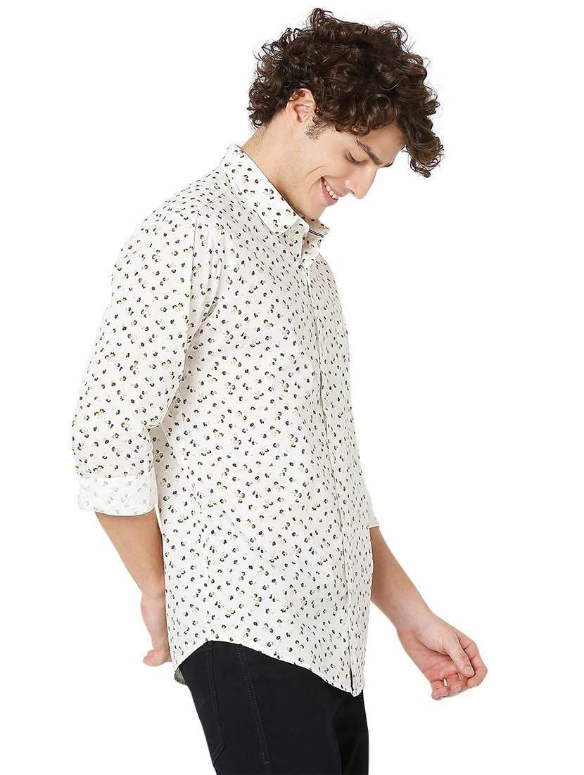 men printed casual shirt - 20998625 - Standard Image - 2