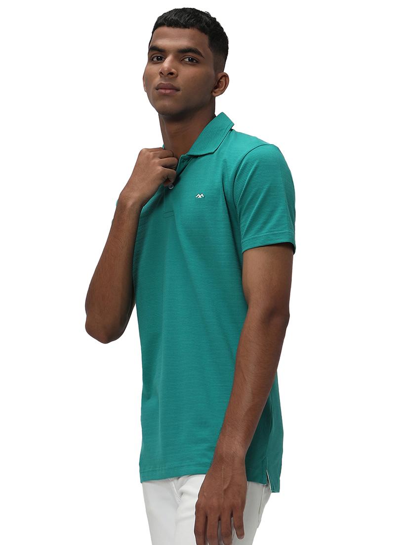 green cotton plain tshirt - 20998741 - Standard Image - 2