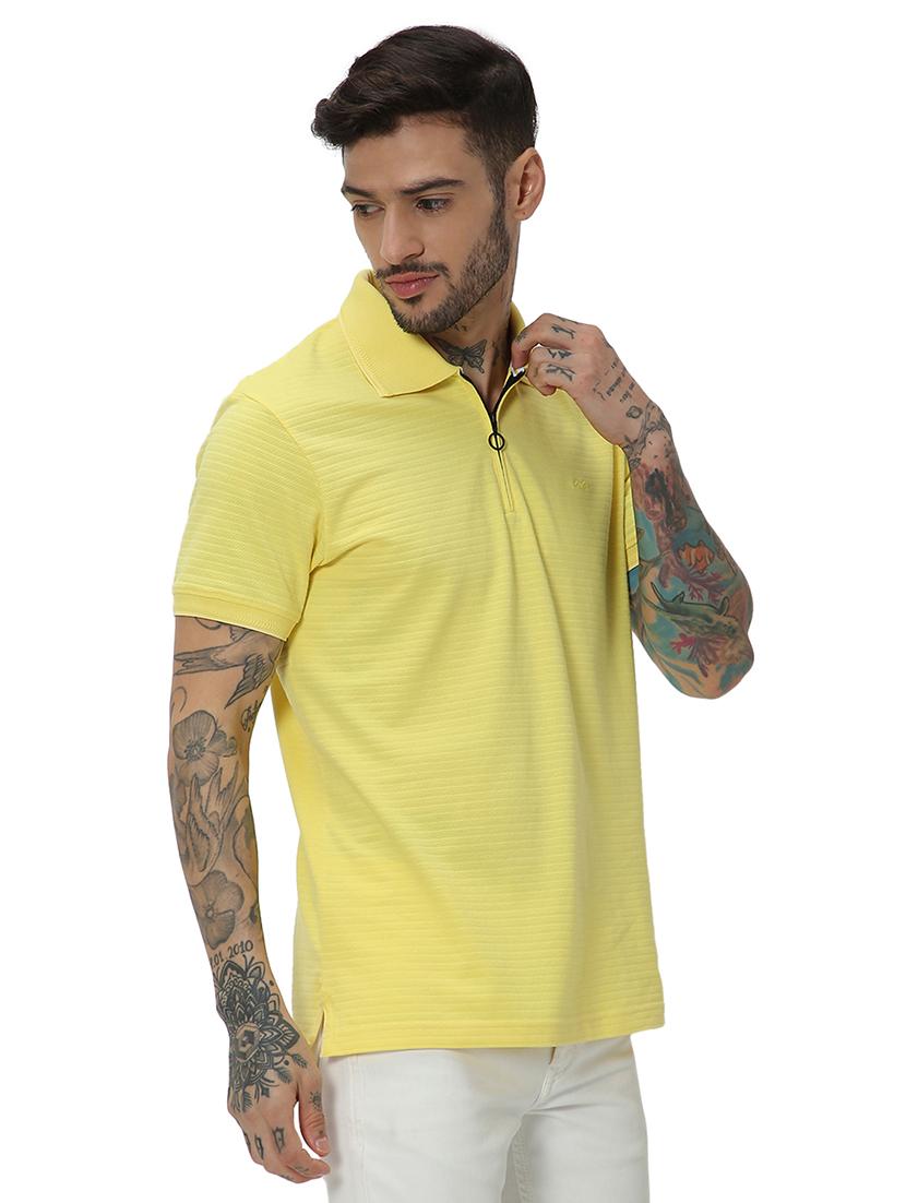 yellow cotton plain tshirt - 20998787 - Standard Image - 2