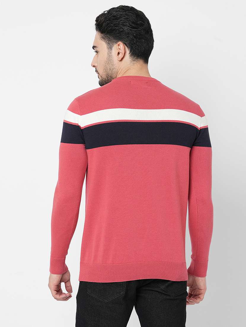 men long sleeves color block sweatshirt - 21000383 -  Standard Image - 2