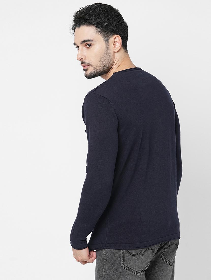 black cotton plain sweatshirt - 21000386 - Standard Image - 2