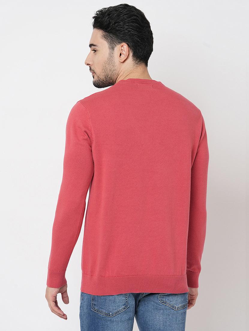 peach cotton plain sweatshirt - 21000390 - Standard Image - 2