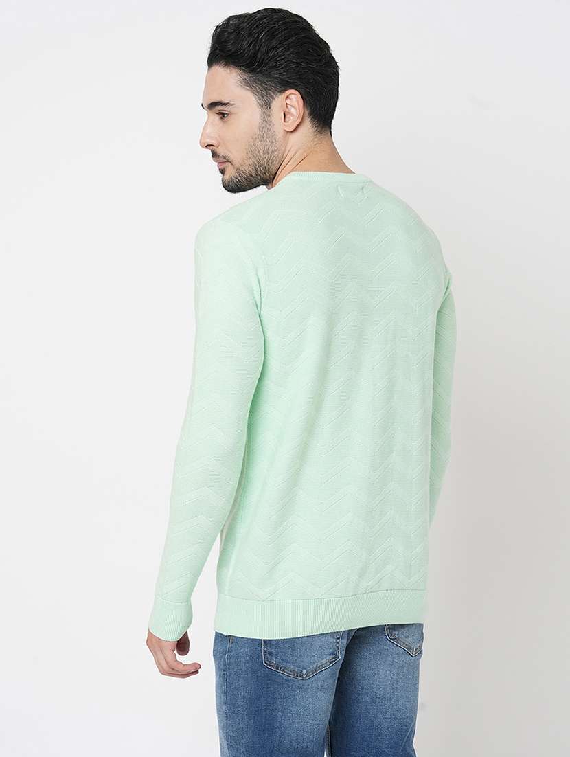 green cotton pullover - 21000407 -  Standard Image - 2