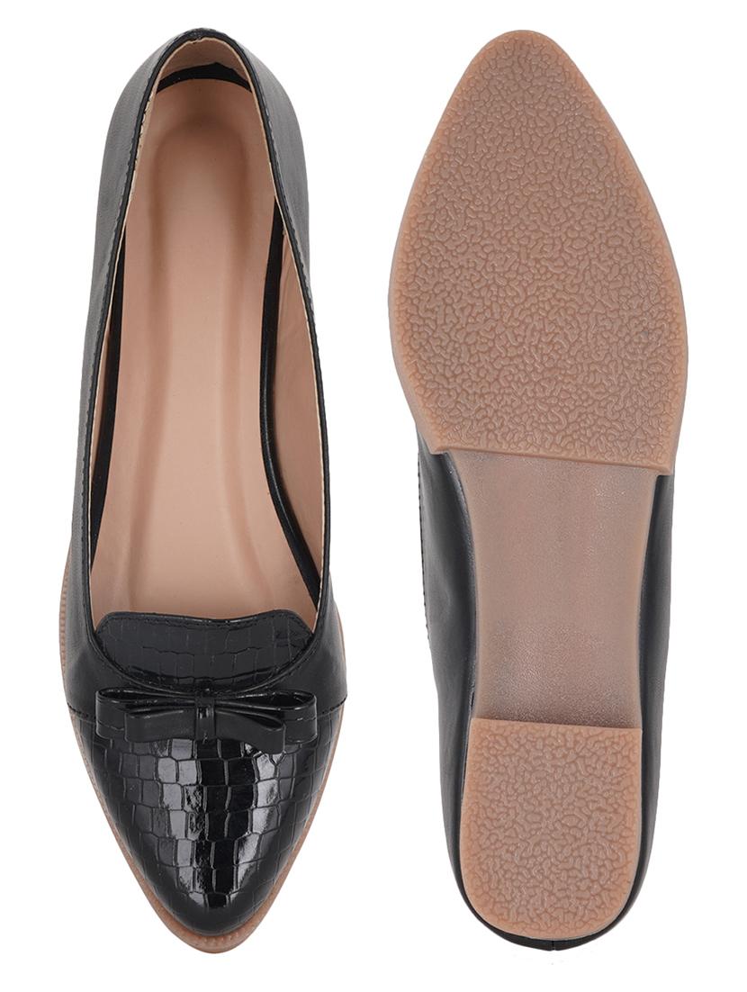 women black slip on ballerina - 21000462 - Standard Image - 2