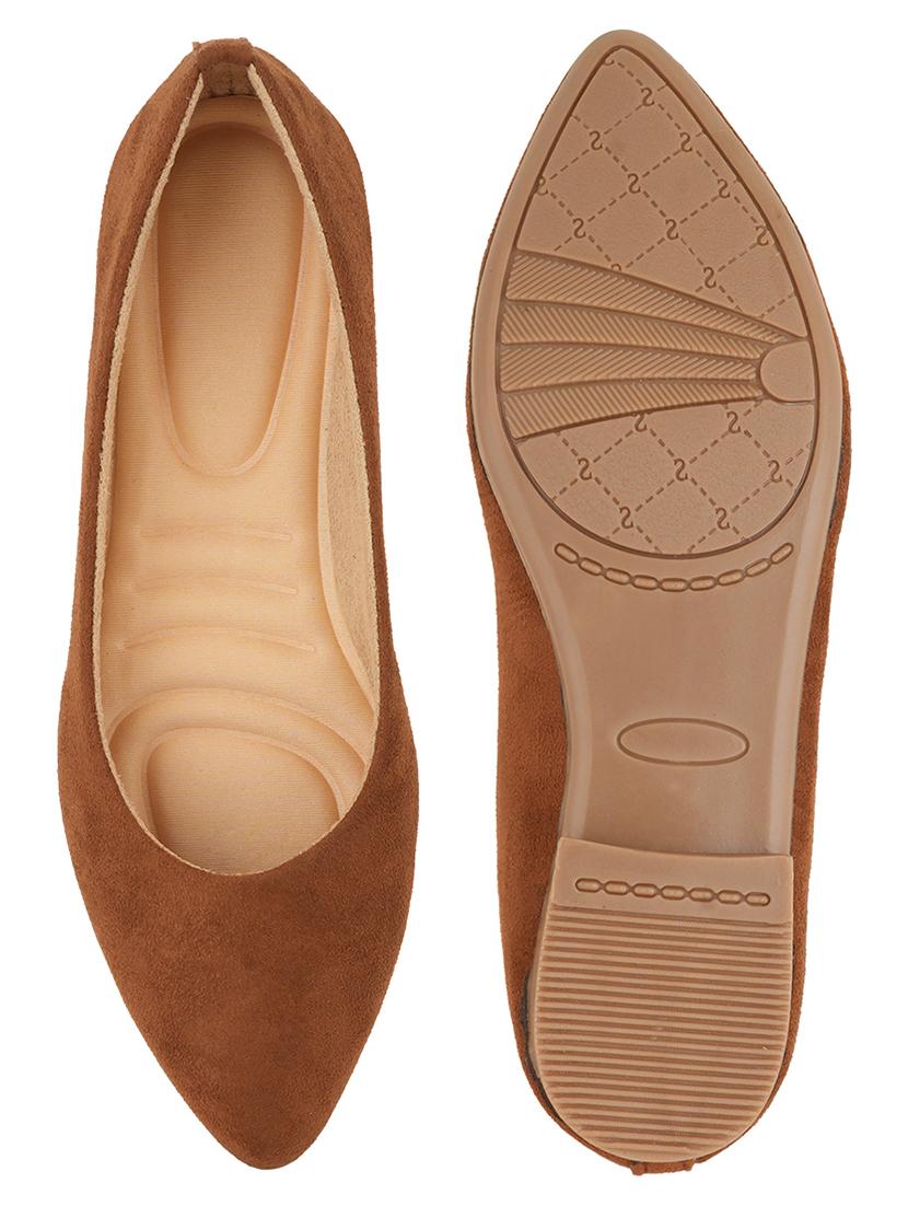 women solid slip on ballerina - 21000529 - Standard Image - 2