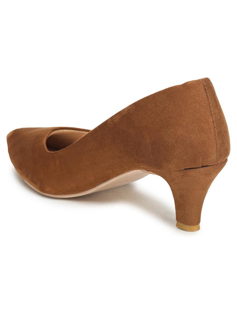 tan suede ballerina - 21000600 - Standard Image - 2