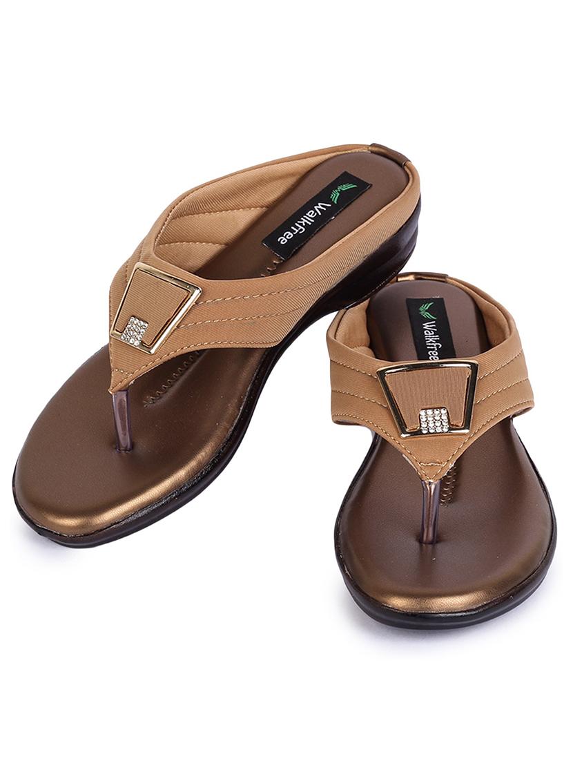 beige synthetic slip on sandals - 21000668 - Standard Image - 2