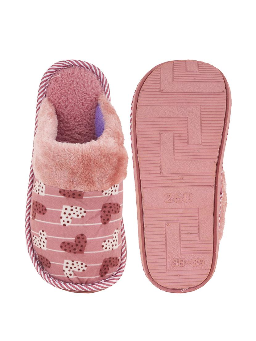multi colored fur slip on flip flops - 21004314 - Standard Image - 2