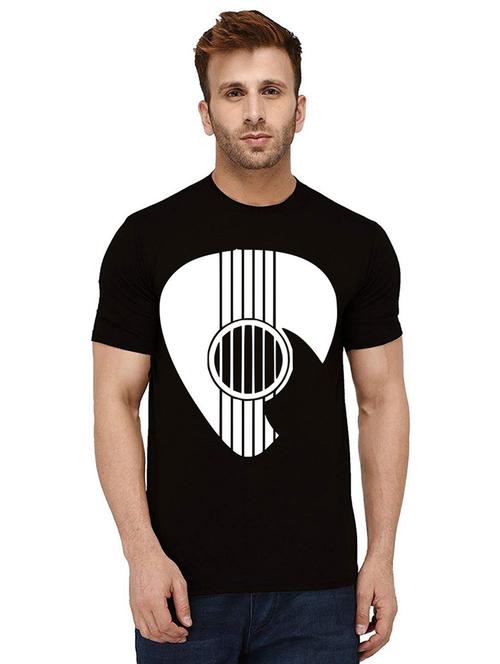 men's round neck front print t-shirt - 21011246 - Standard Image - 0
