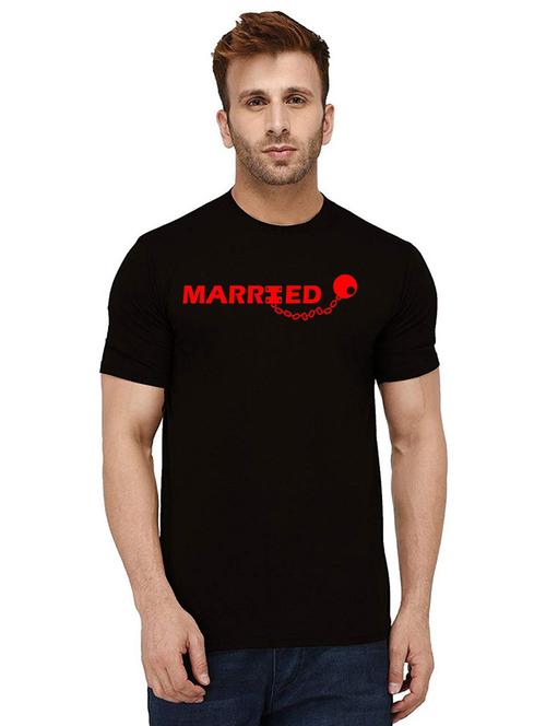 men chest print round neck t-shirt - 21012264 -  Standard Image - 0