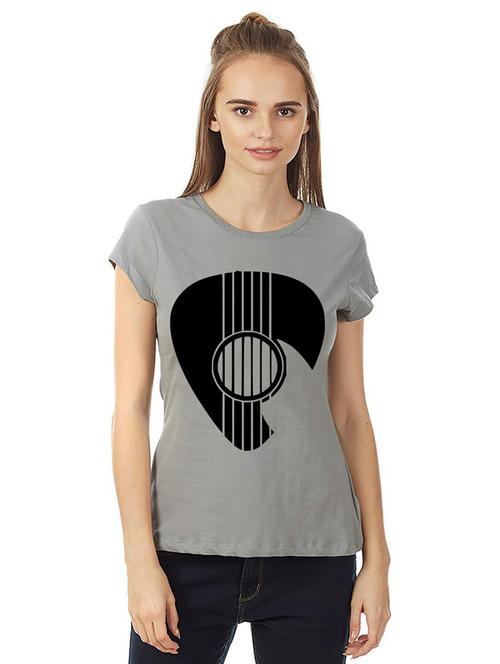 women front print cotton t-shirt - 21015676 - Standard Image - 0