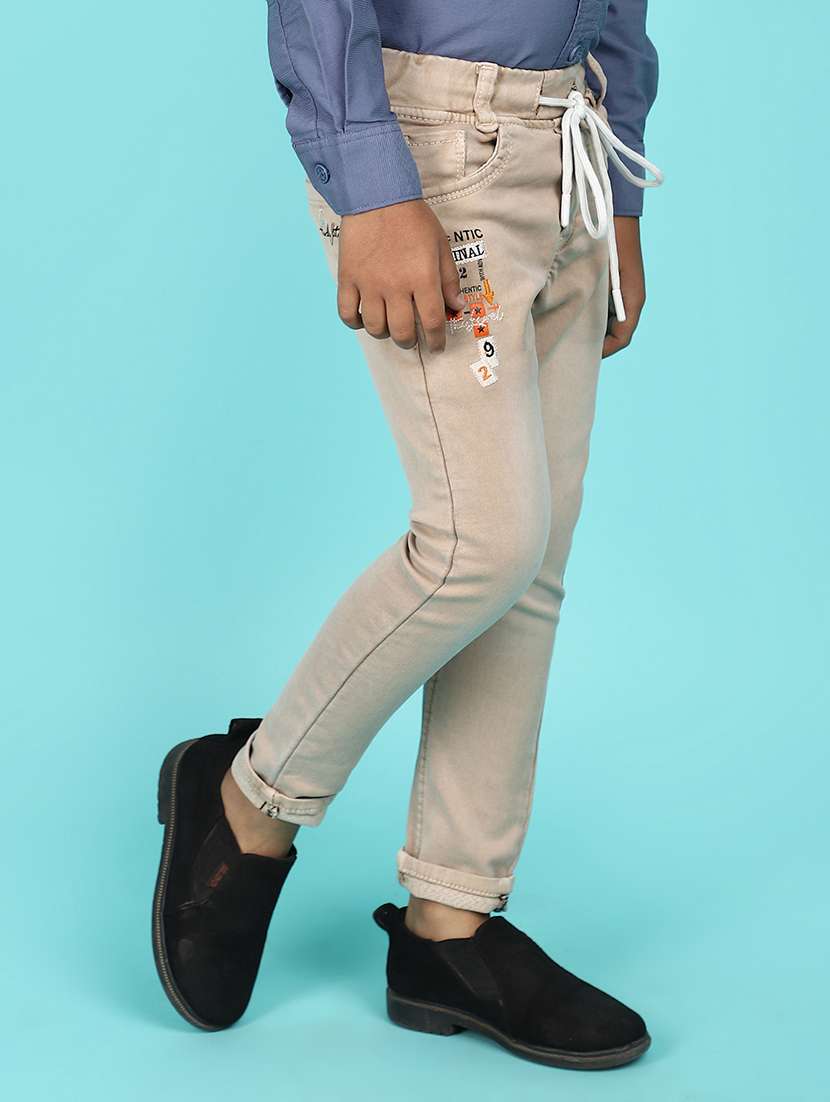 boy solid mid rise slim fit jean - 21016163 -  Standard Image - 2