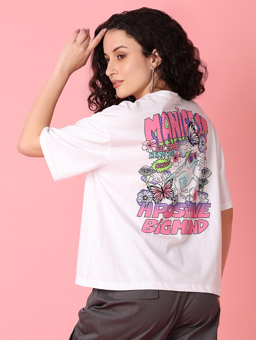 pink graphic regular t-shirt - 21016190 - Standard Image - 2