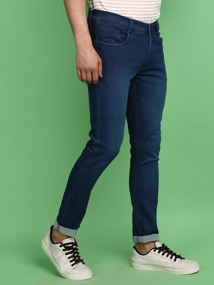 men mid rise plain jeans - 21016247 -  Standard Image - 2