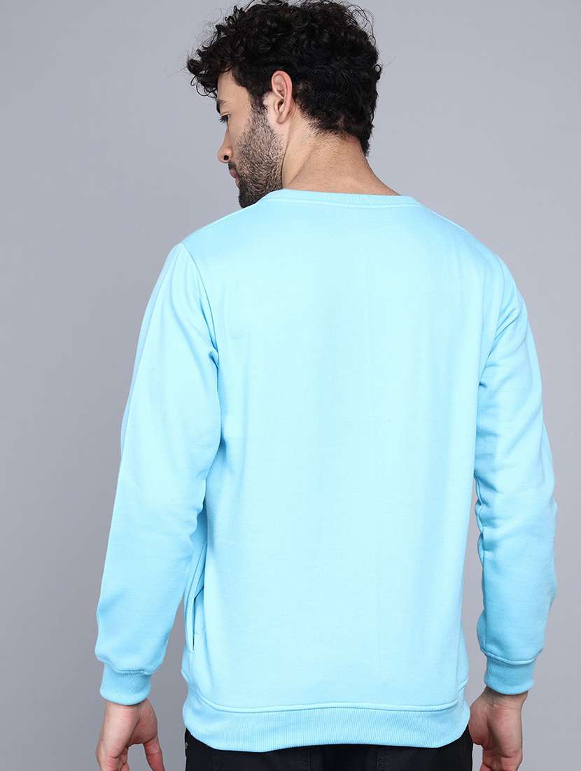 blue polycotton plain sweatshirt - 21016400 -  Standard Image - 2