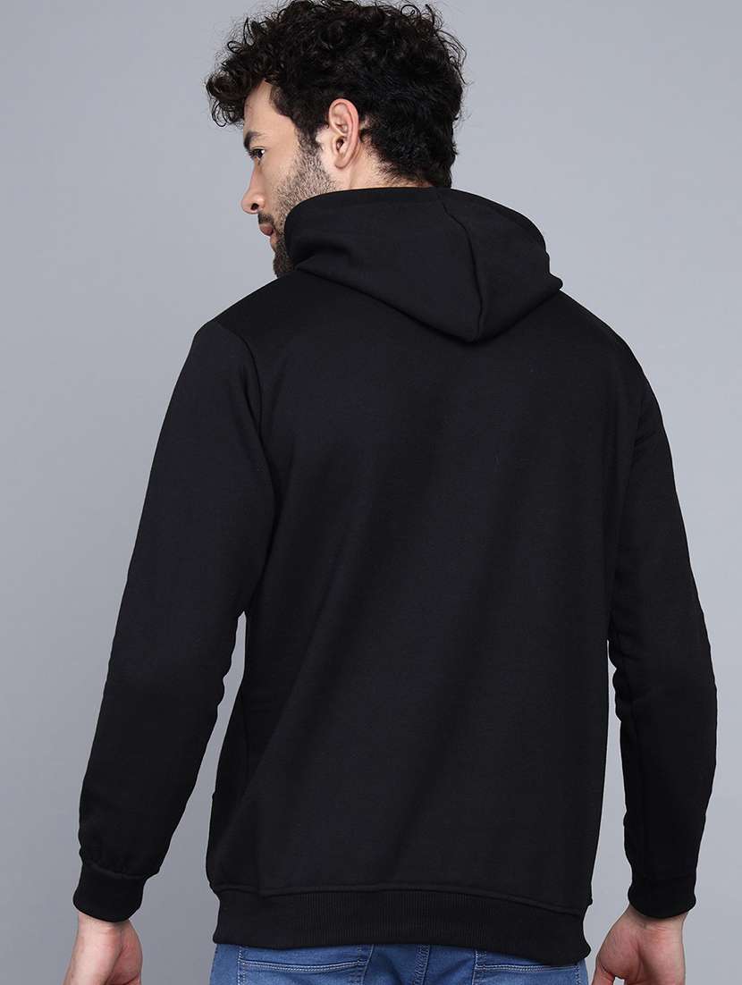 black polycotton plain sweatshirt - 21016402 -  Standard Image - 2