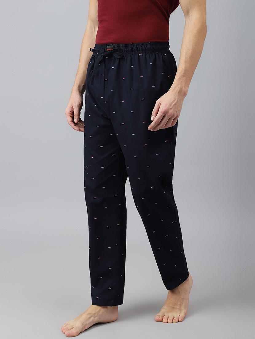 dark blue cotton pyjamas - 21016738 - Standard Image - 2