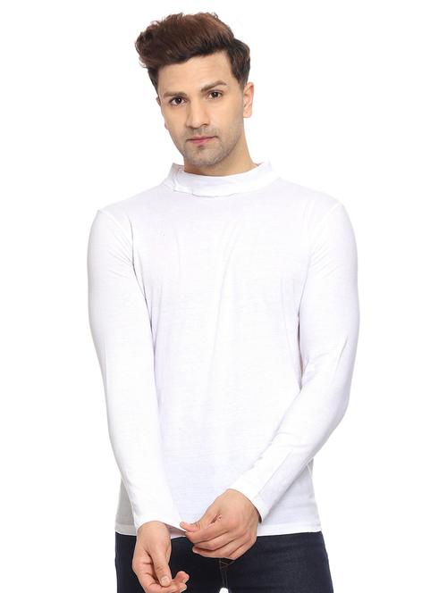 white cotton plain tshirt - 21017526 - Standard Image - 0