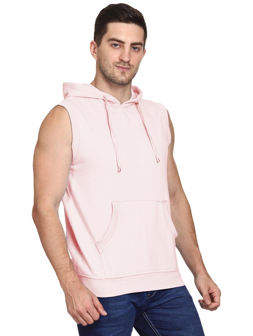 pink cotton blend plain sweatshirt - 21017546 - Standard Image - 2